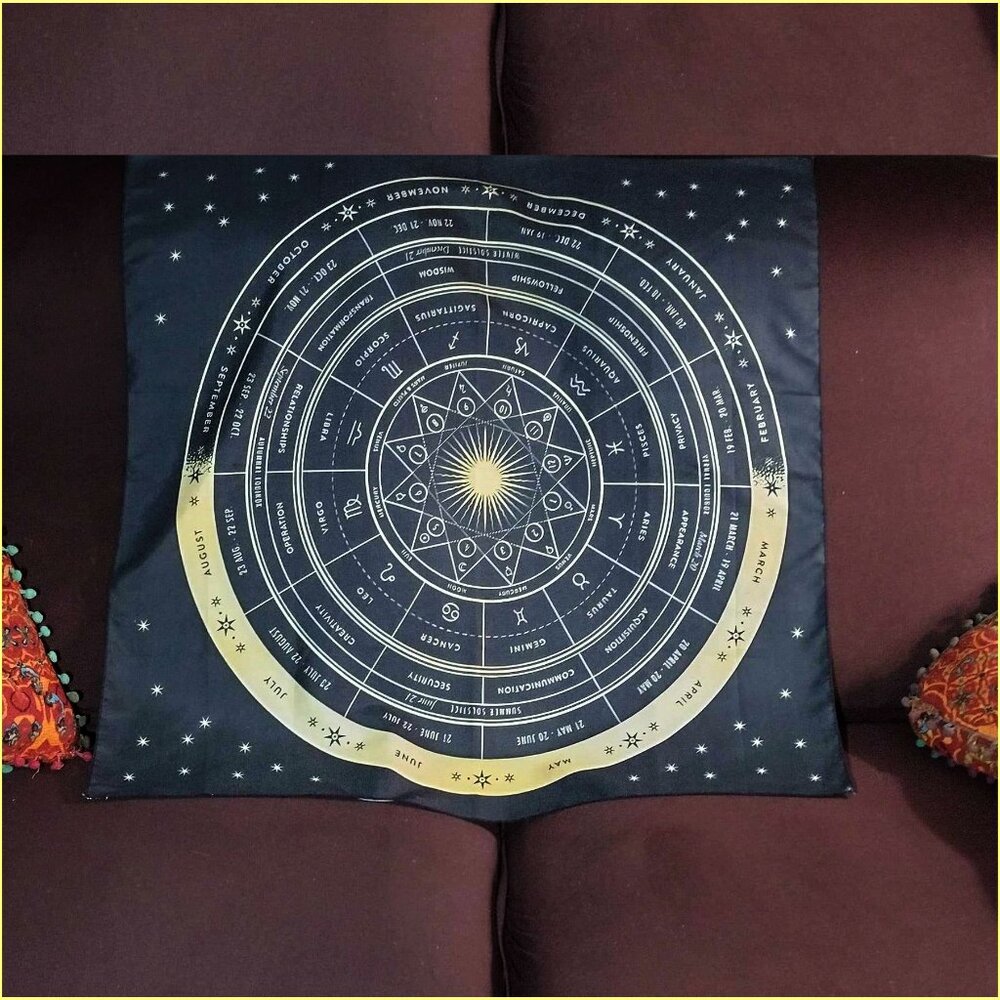 NEW Large Altar Tarot Pendulum Table Cloth Tapestry